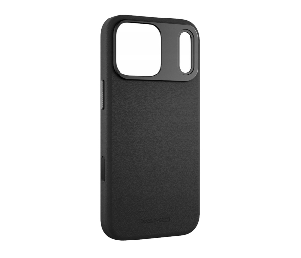 YAXO Leather Gear Slim Case MagSafe iPhone 17 Pro Dusty Black - 1455880 - zdjęcie 2